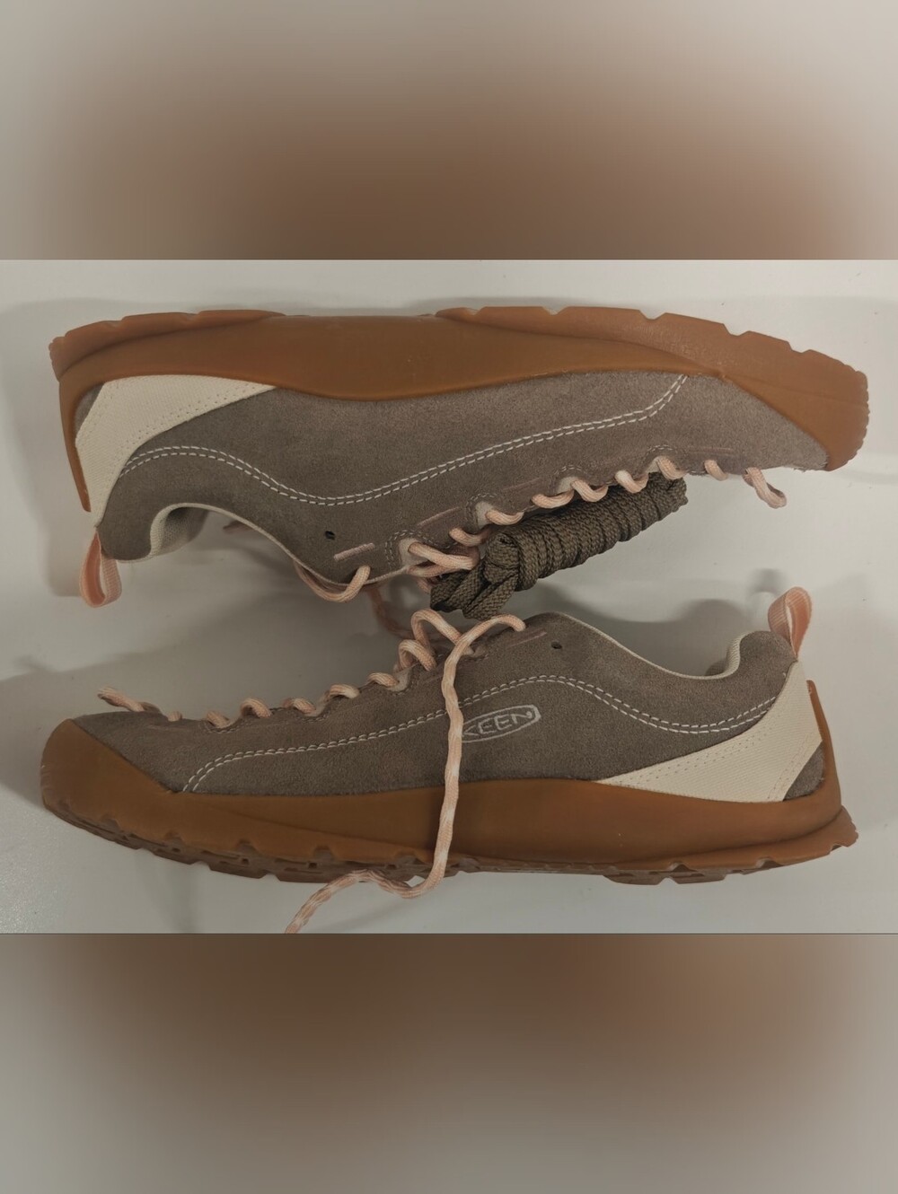 KEEN Jasper Suede Approach Sneakers Men’s US 9.5 EU 42.5 Brown Hiking Shoe - Picture 6 of 12